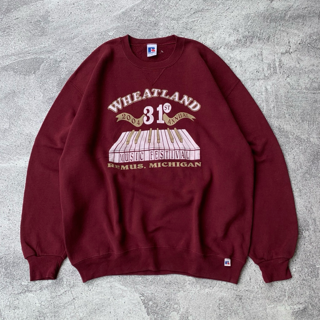 Vintage 90’s Russell Athletic Wheatland Crewneck