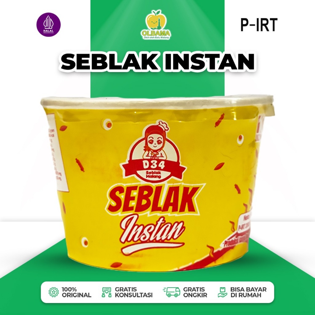 

Seblak Instan Komplit Oleh Oleh Khas Batu Malang | Makanan Instant Praktis Pedas Tanpa Pengawet
