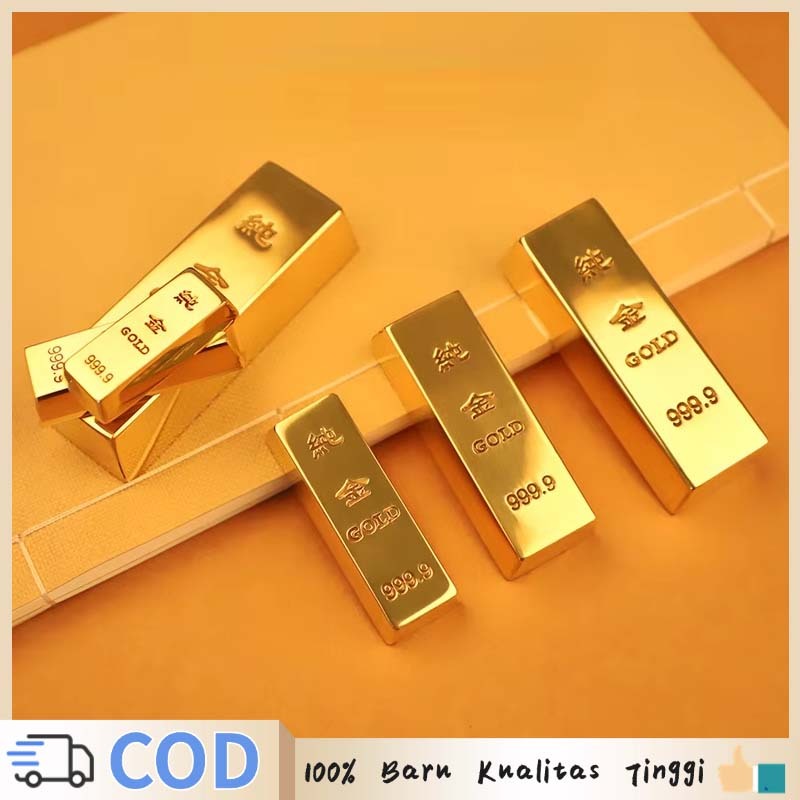 Emas Batang Miniatur Emas Emas Batang Mainan Emas Batangan Replika