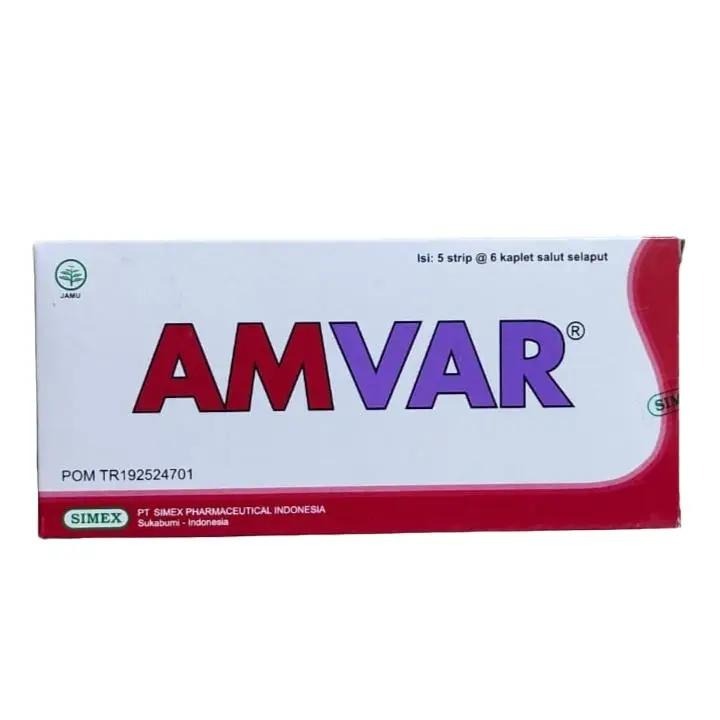 Amvar 30 Tablet - Meringankan Gejala Wasir Ambeien & Hemoroid dengan Diosmin & Hesperidin