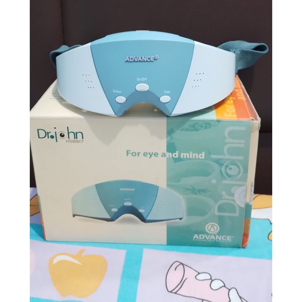 Eye Massager ,Dr.john ,for eye: pijat mata untuk mata rabun,mata lelah, merk Advance HS8817,Baru,sto