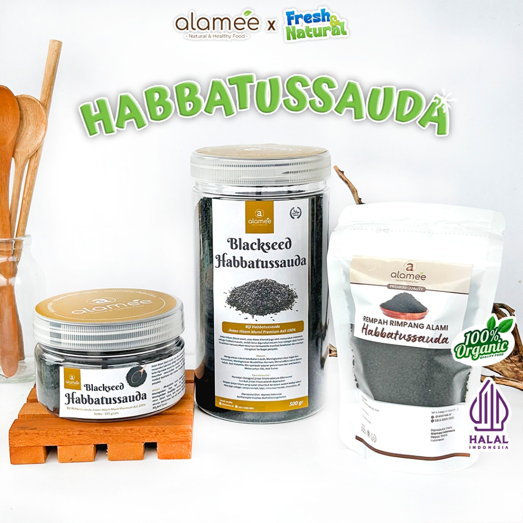 

ALAMEE Jinten Hitam Habbatussauda Biji Jintan Habatusauda Original Asli fresh and natural