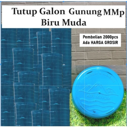 Tutup Galon isi ulang Gunung RO Susun COD