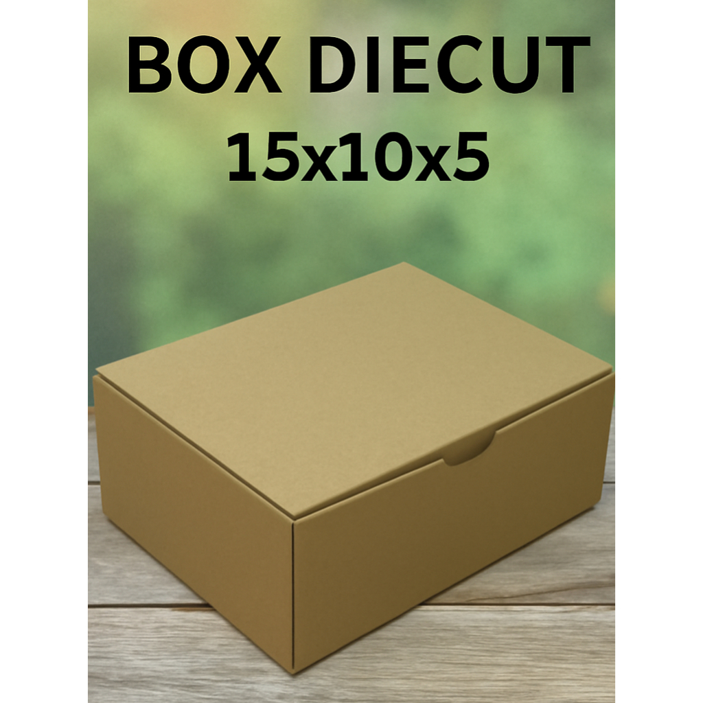 

Box Kardus Ukuran 15X10X5 - Box Cut 15x10x5 - TEBAL Kwalitas Premium
