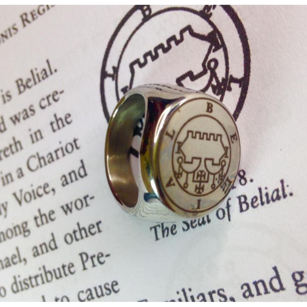 Cincin Titanium Etnik Seal BeliaL Jobs Busi_ness And Prom-otions Lasser Key Rajah Sulaiman Amul_Mon 