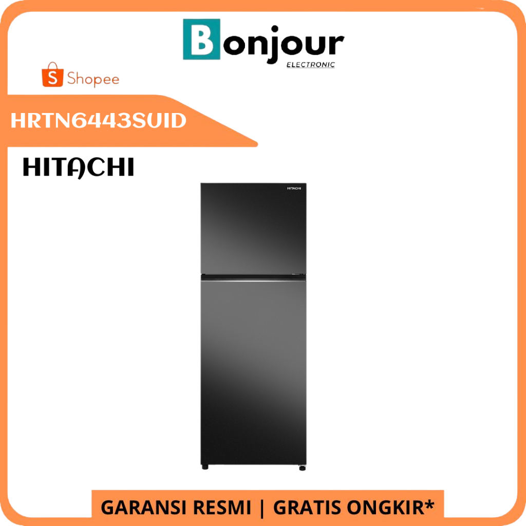 Kulkas Hitachi HRTN6443SUID 409 Liter Kulkas 2 Pintu Top Freezer Hitachi Inverter