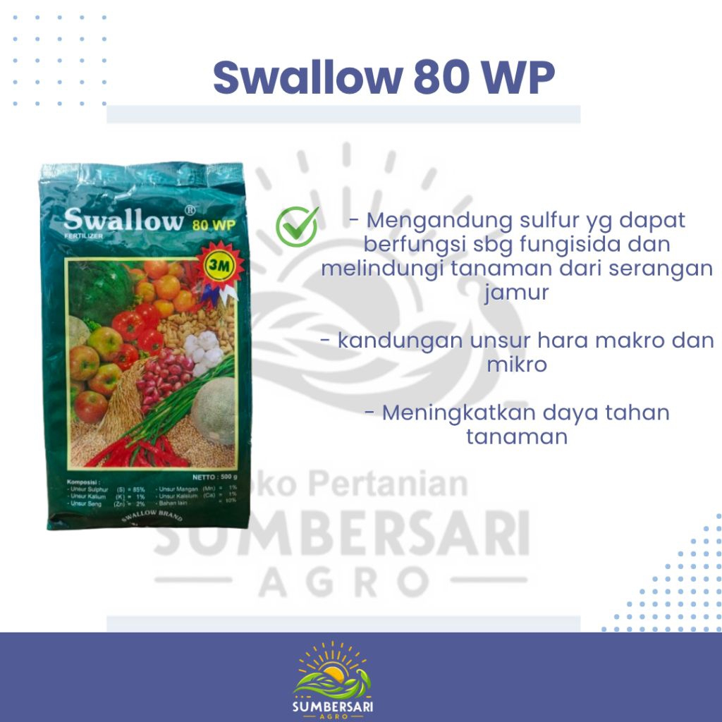 Pupuk Swallow 80 WP