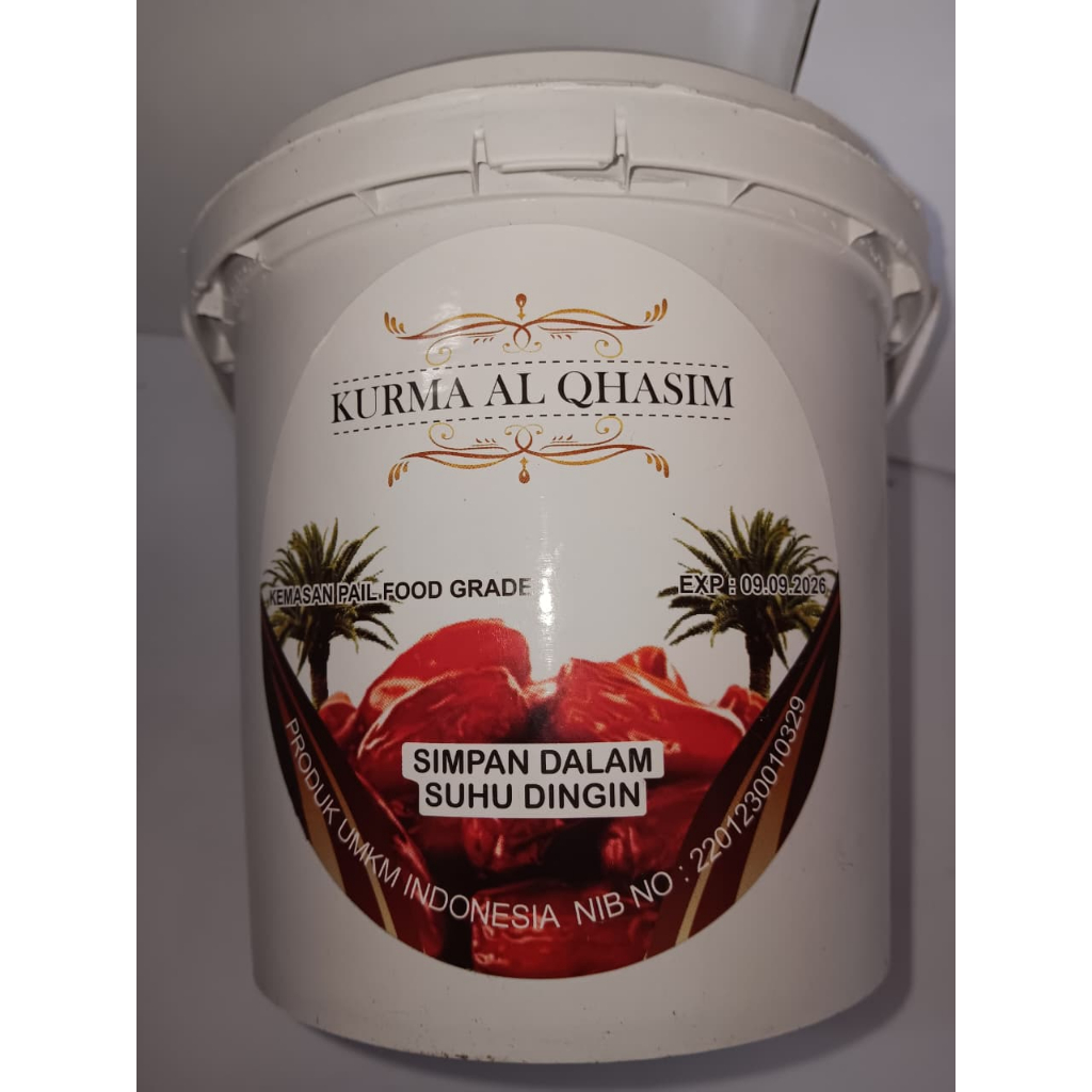 

Kurma ember AL-qasim /Al Azhim berat 500gr exp 2026