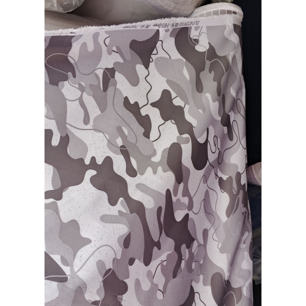 Despo motif roleng camo waterproof untuk jaket kain korea