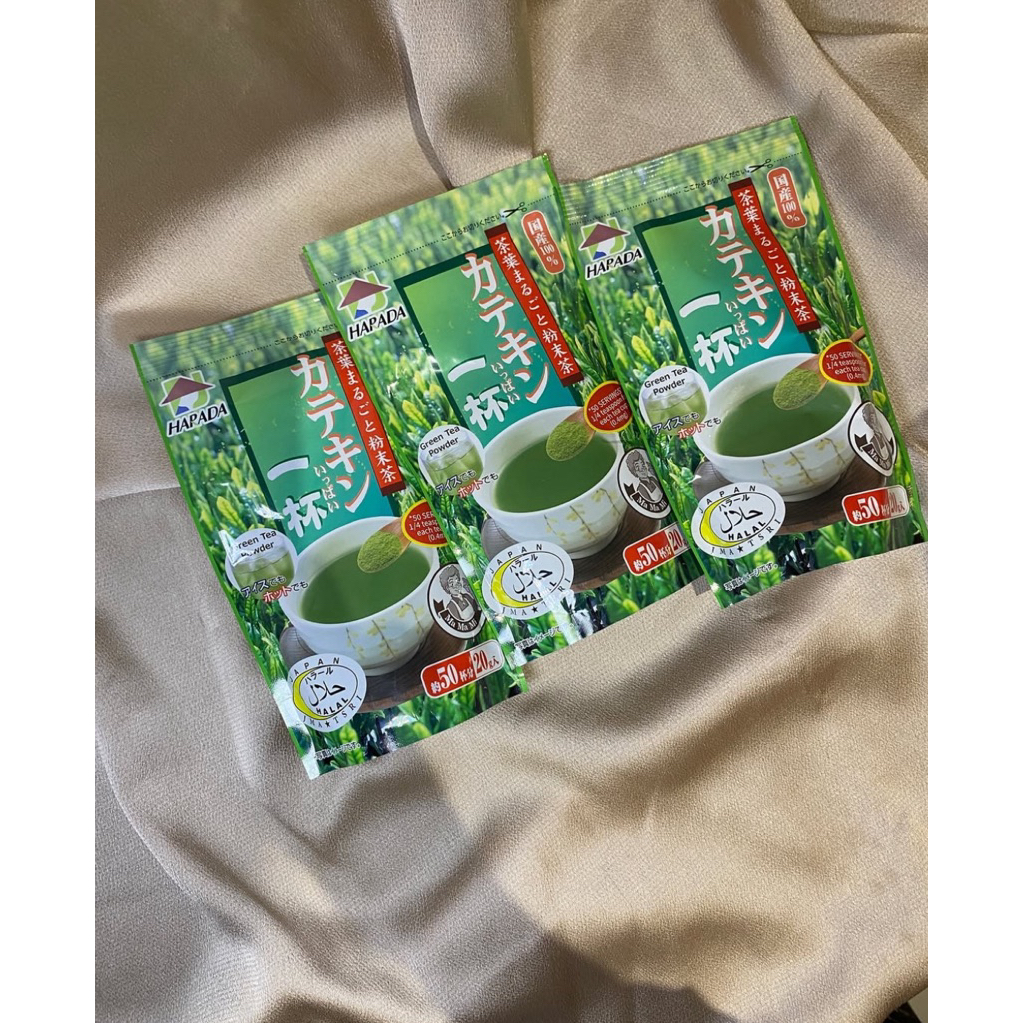 

harada green tea powder asli jepang 20gr