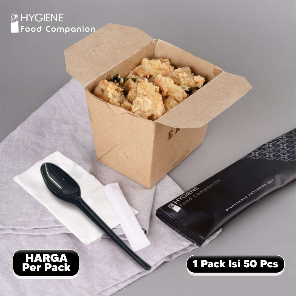 Set Sendok Plastik HYGIENE Per Pack