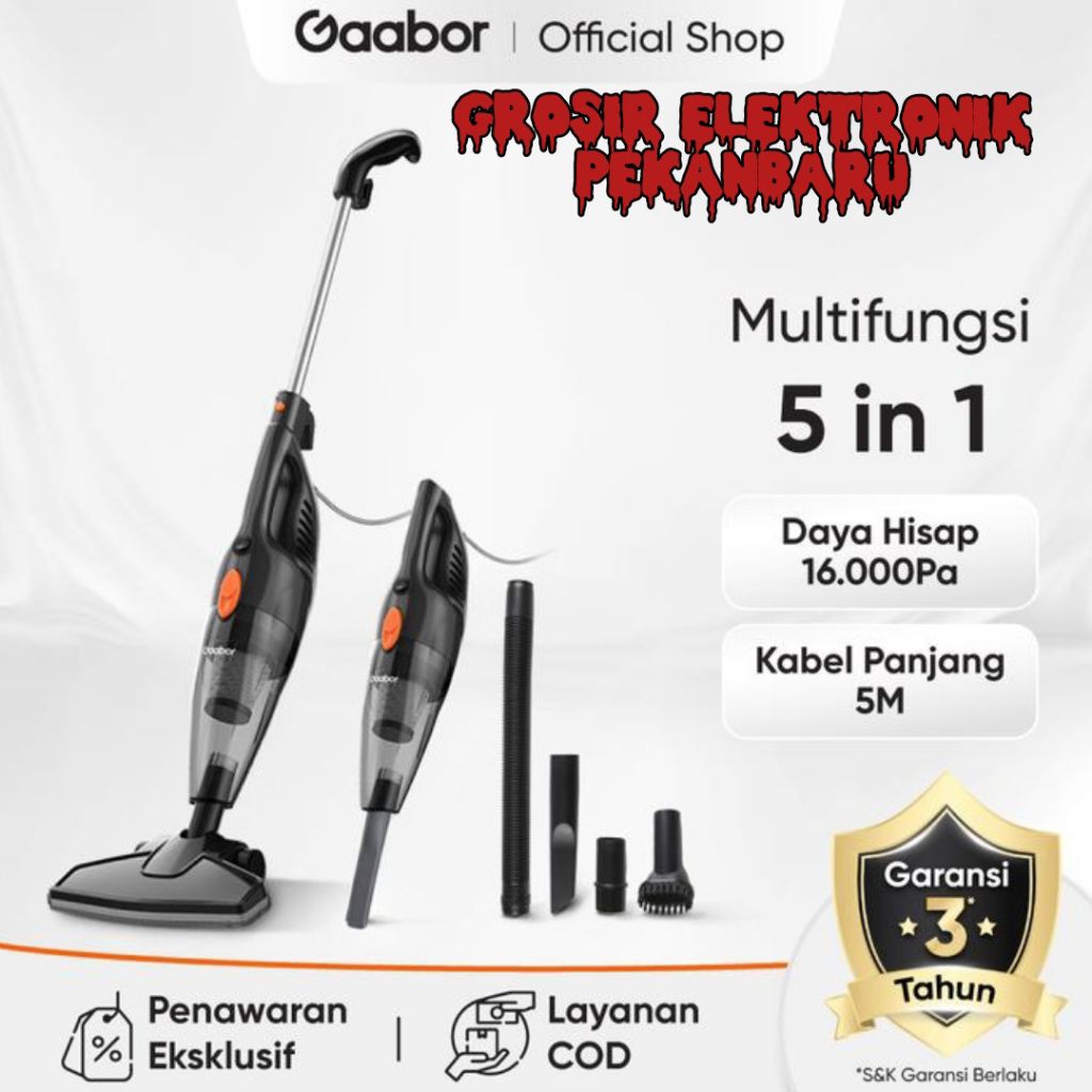 VACUM CLEANER GAABOR GVCW-M15A GARANSI 3 TAHUN