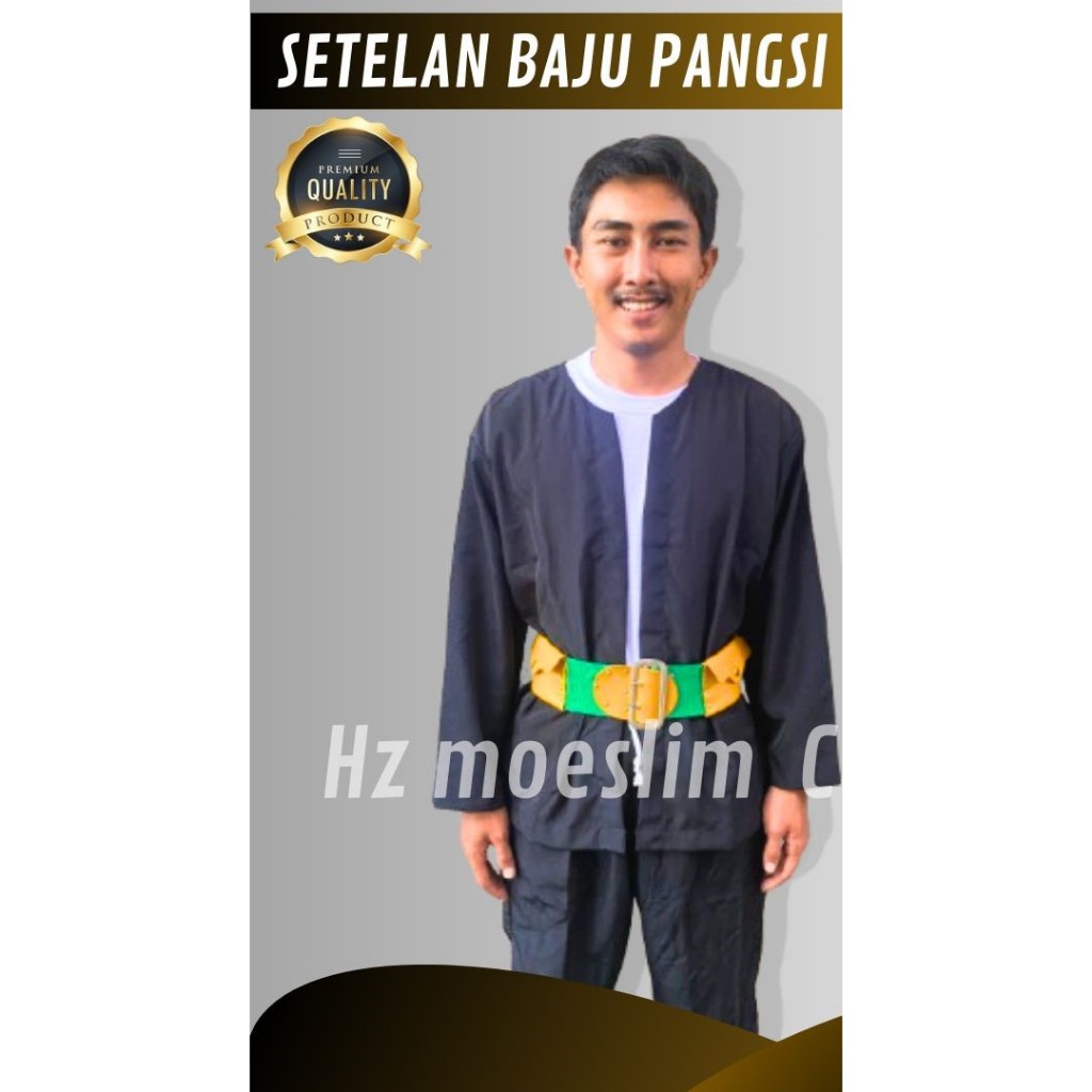 SETELAN BAJU PANGSI PRIA STELAN BAJU ADAT BETAWI STELAN BAJU ADAT SUNDA