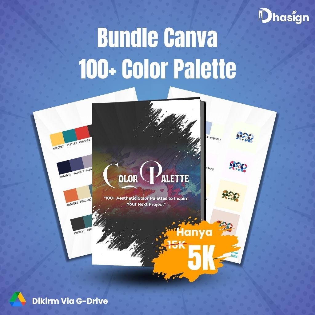Bundle Canva Color Palette | Template Canva | Template Desain