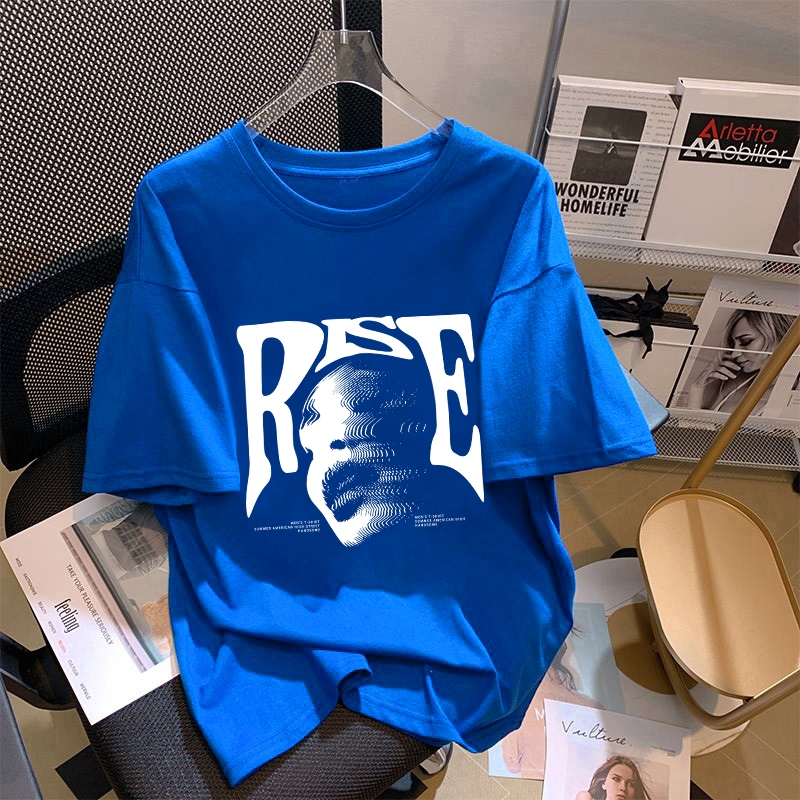 Official Butik Bebas Masalah - Kaos Lengan Pendek Biru Pria Distro Kaos Oversize Original 100% Baju
