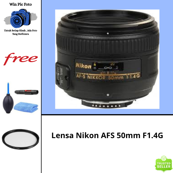 Lensa Nikon AF-S 50mm f1.4G / Lens Nikon