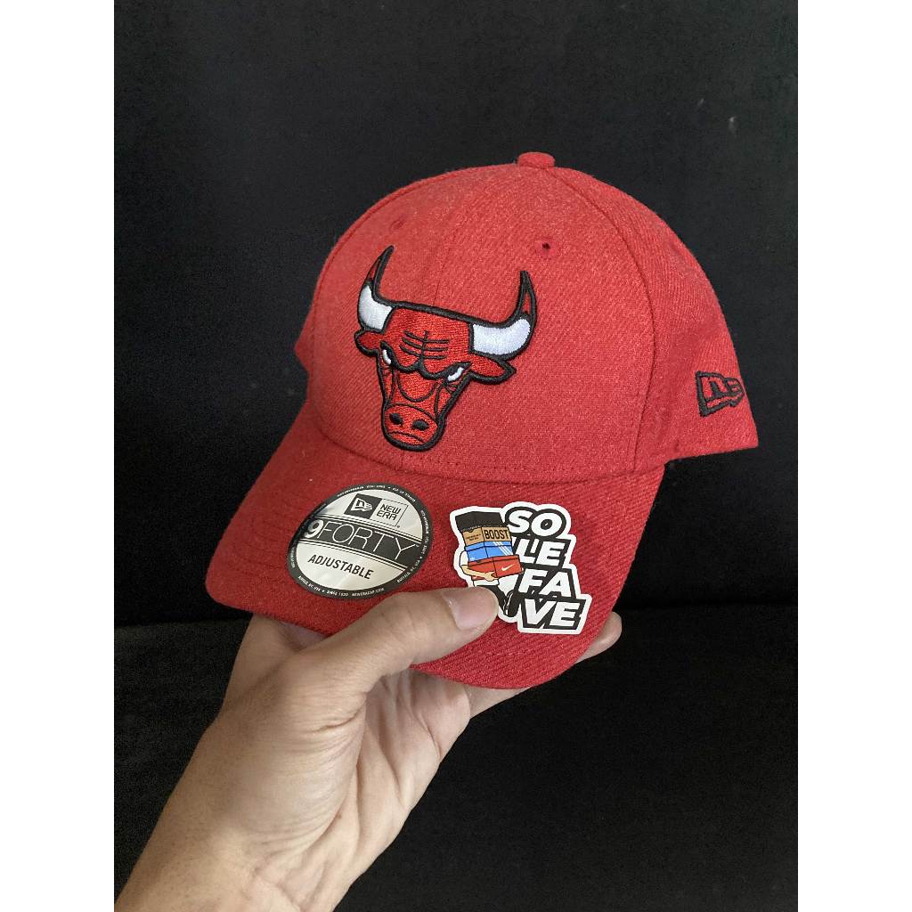 TOPI 940 SNAPBACK X NBA CHICAGO BULLS HEATER PACK SCARLET RED ORIGINAL NO BOX