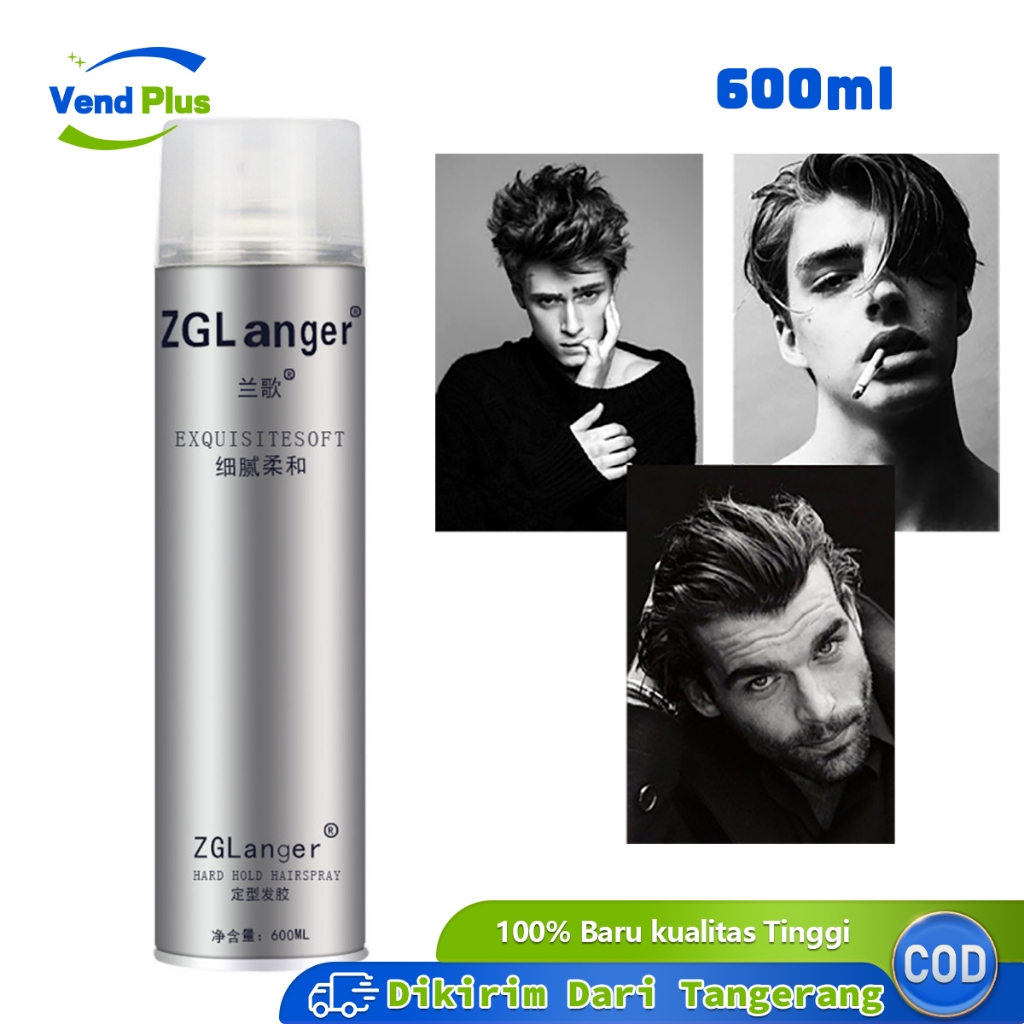 600ml Hair Spray Styling Shaping Semprot Rambut Pria Spray Rambut Untuk Styling Rambut  Pria