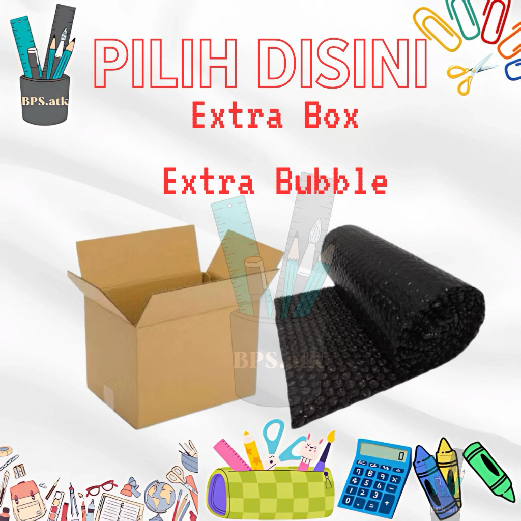 

Packing tambahan kardus + bubble wrap