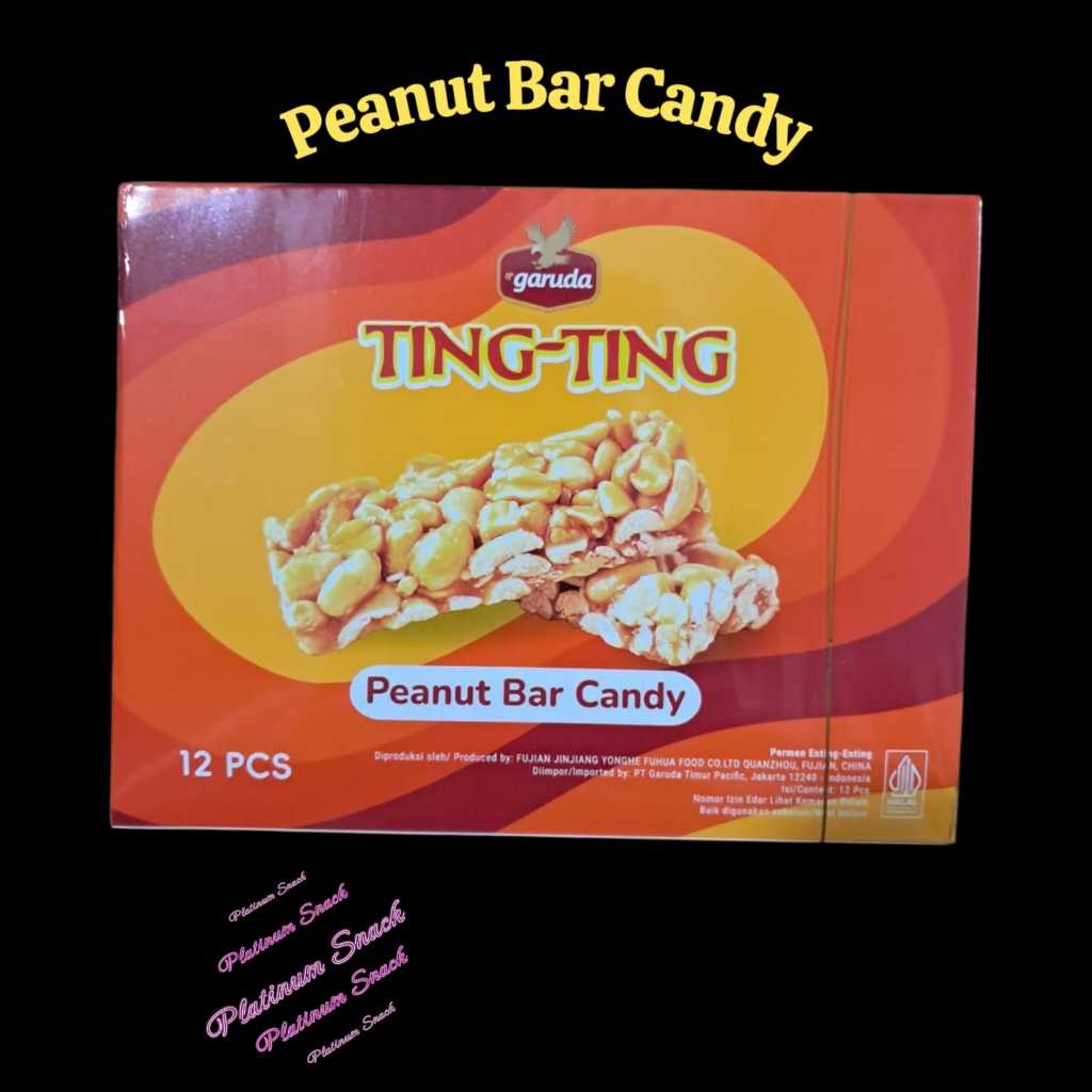 

Peanut Bar Candy | Ting Ting | Isi 12 Pcs | Garuda Food