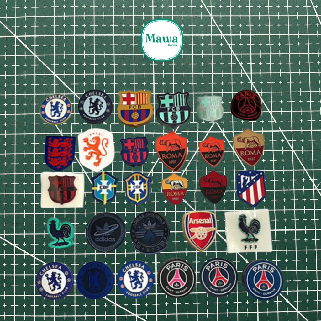 Bordir Patch Logo Bola / Patch Emblem Logo Club / Bordir Logo Club