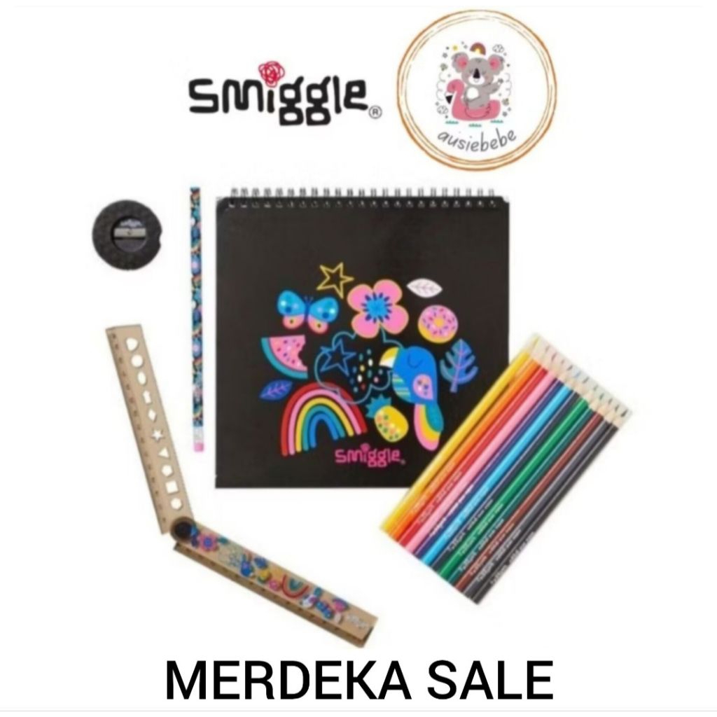 

Pensil Mewarnai Smiggle / Stationary Kit Pencil Case Set