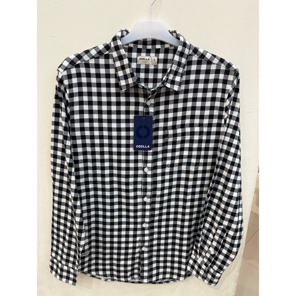 KEMEJA FLANEL PRIA OSELLA ORIGINAL 100%
