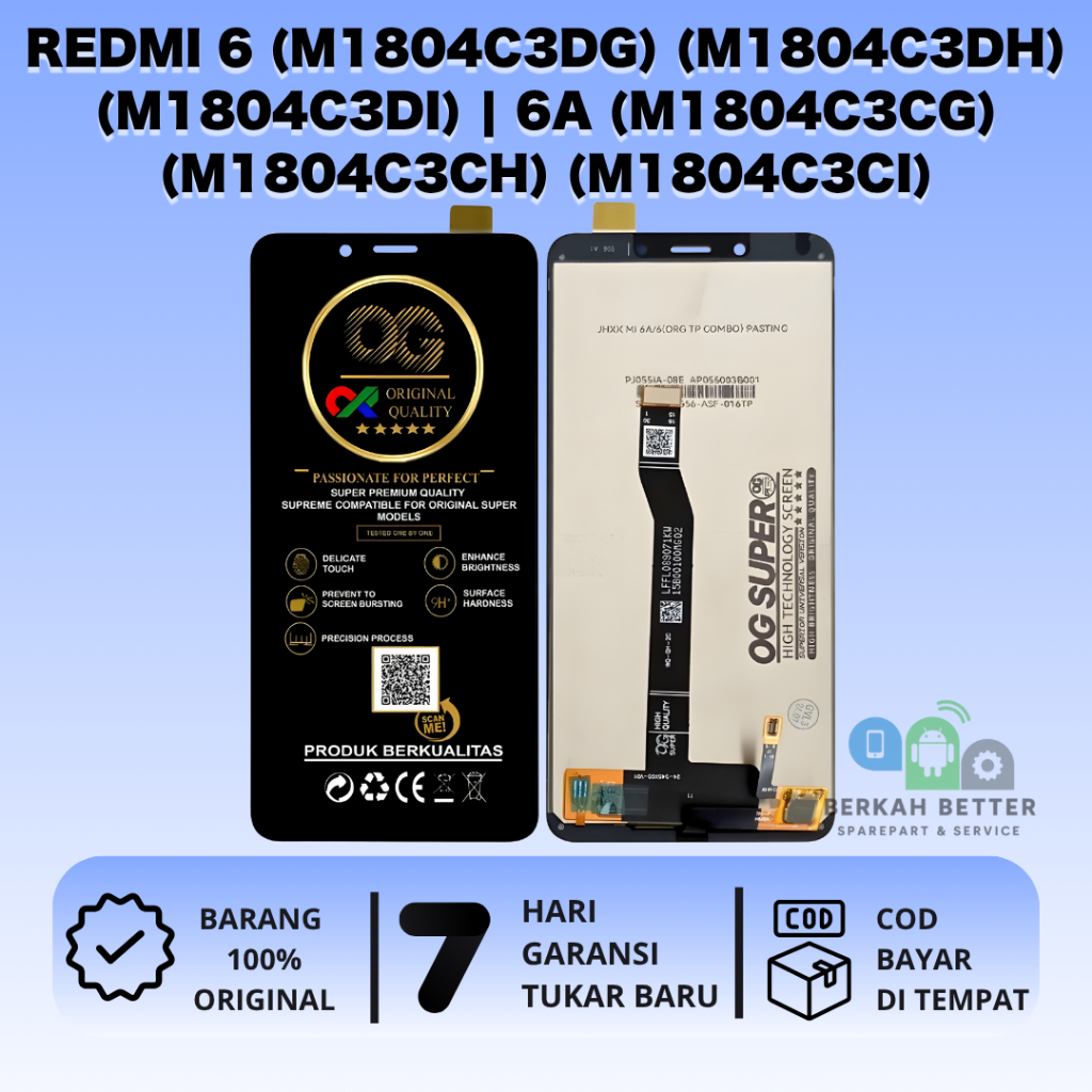 LCD REDMI 6 | REDMI 6A ORIGINAL TOUCHSCREEN