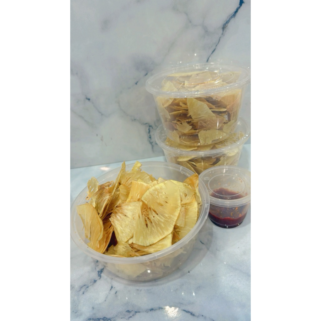 

kripik sukun best seller dan sambel cocolan