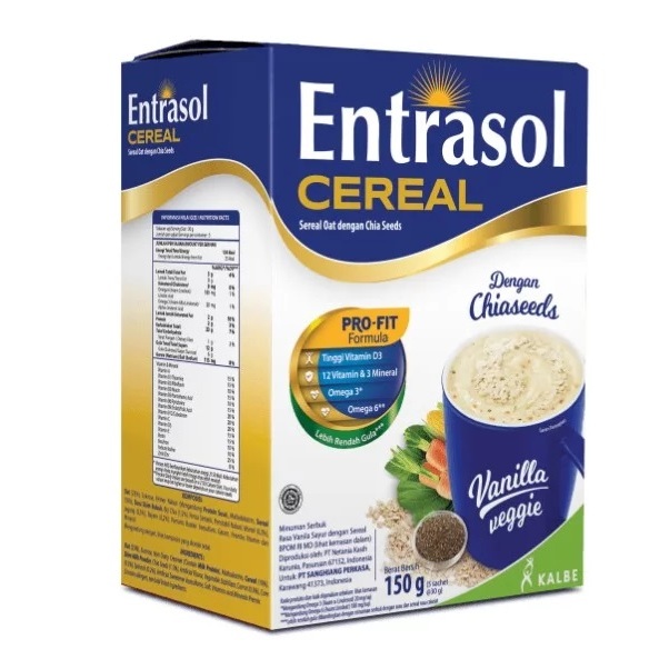 

ENTRASOL SEREAL OAT RASA VANILLA VEGGIE 150 GRAM