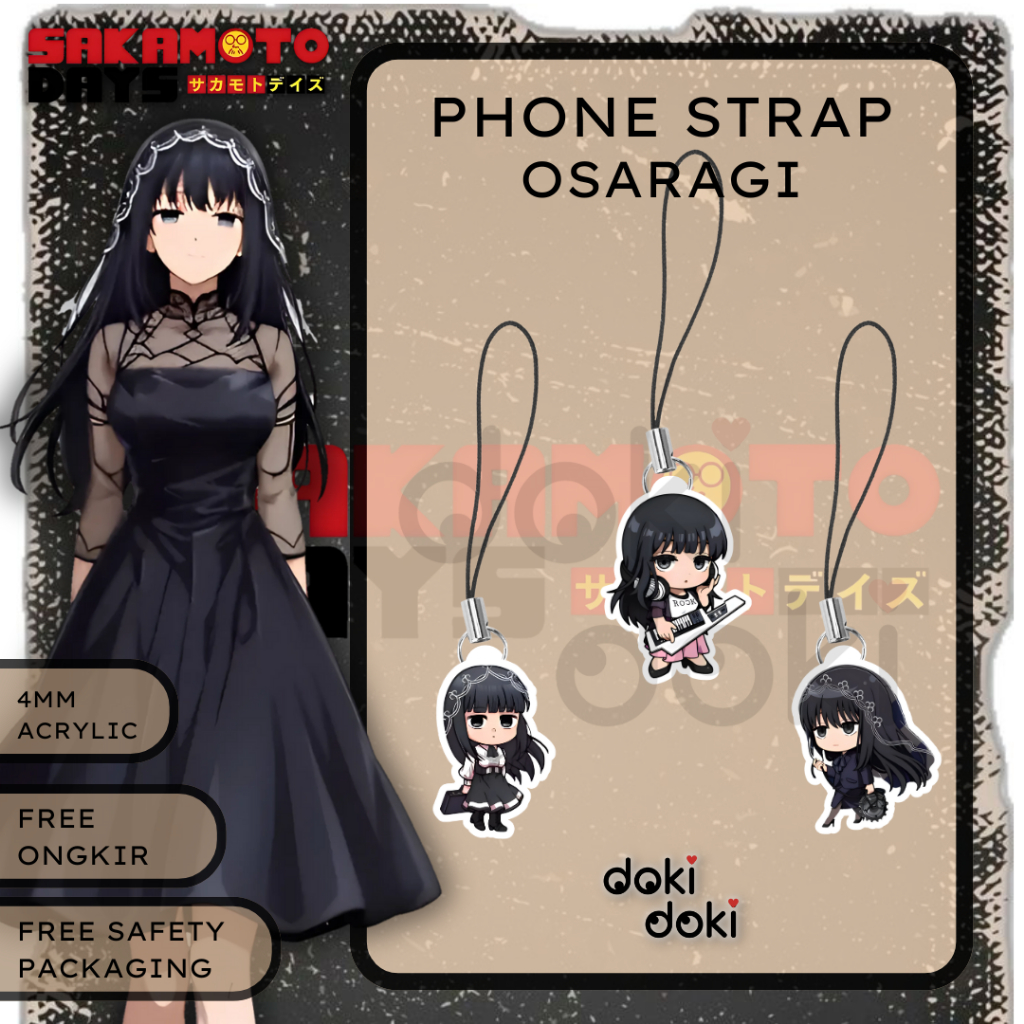 PHONE STRAP HP ANIME OSARAGI ANIME SAKAMOTO DAYS