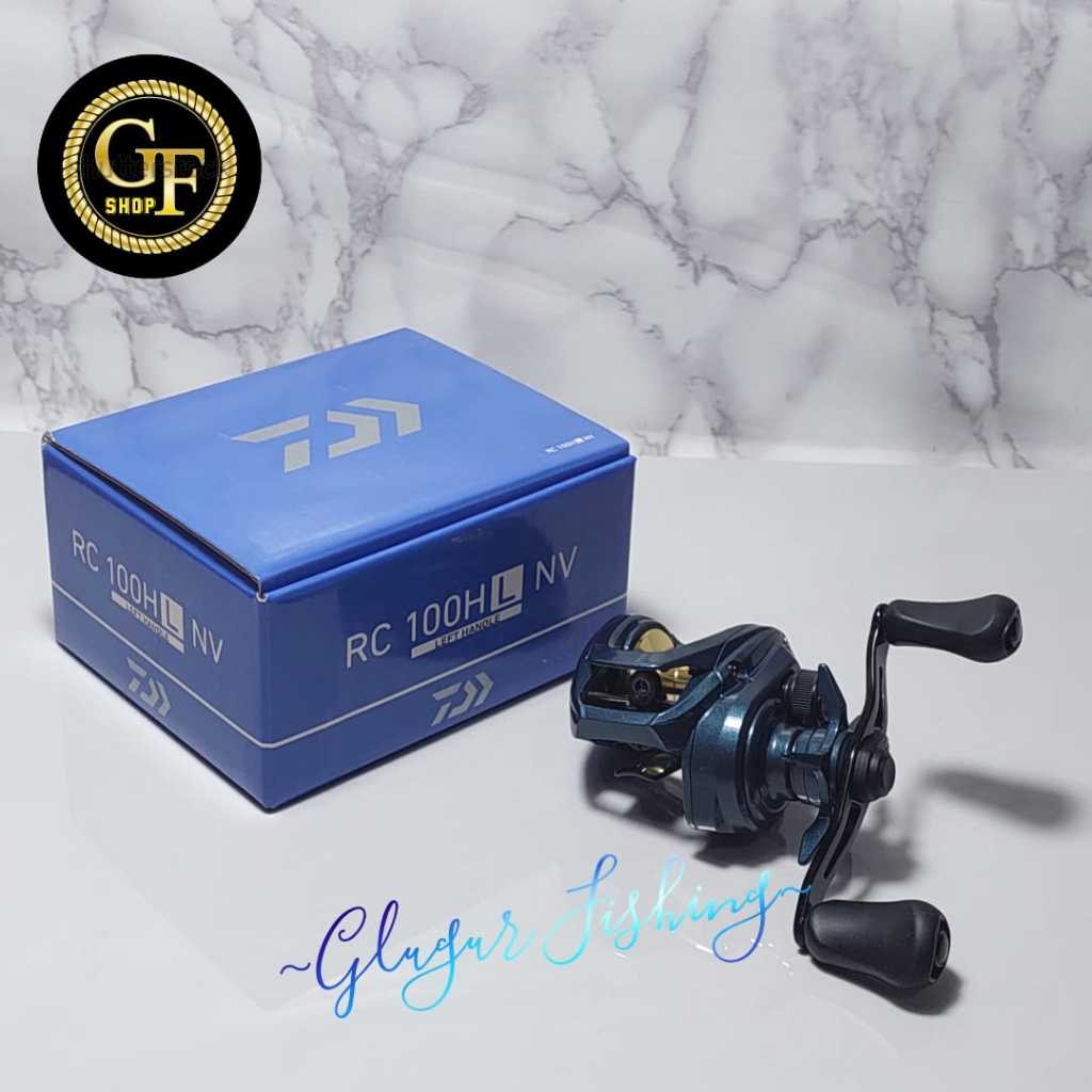 REEL BC DAIWA RC 100HL NV-LEFT HANDLE-DRAG CLICKER-RATIO:7.3:1