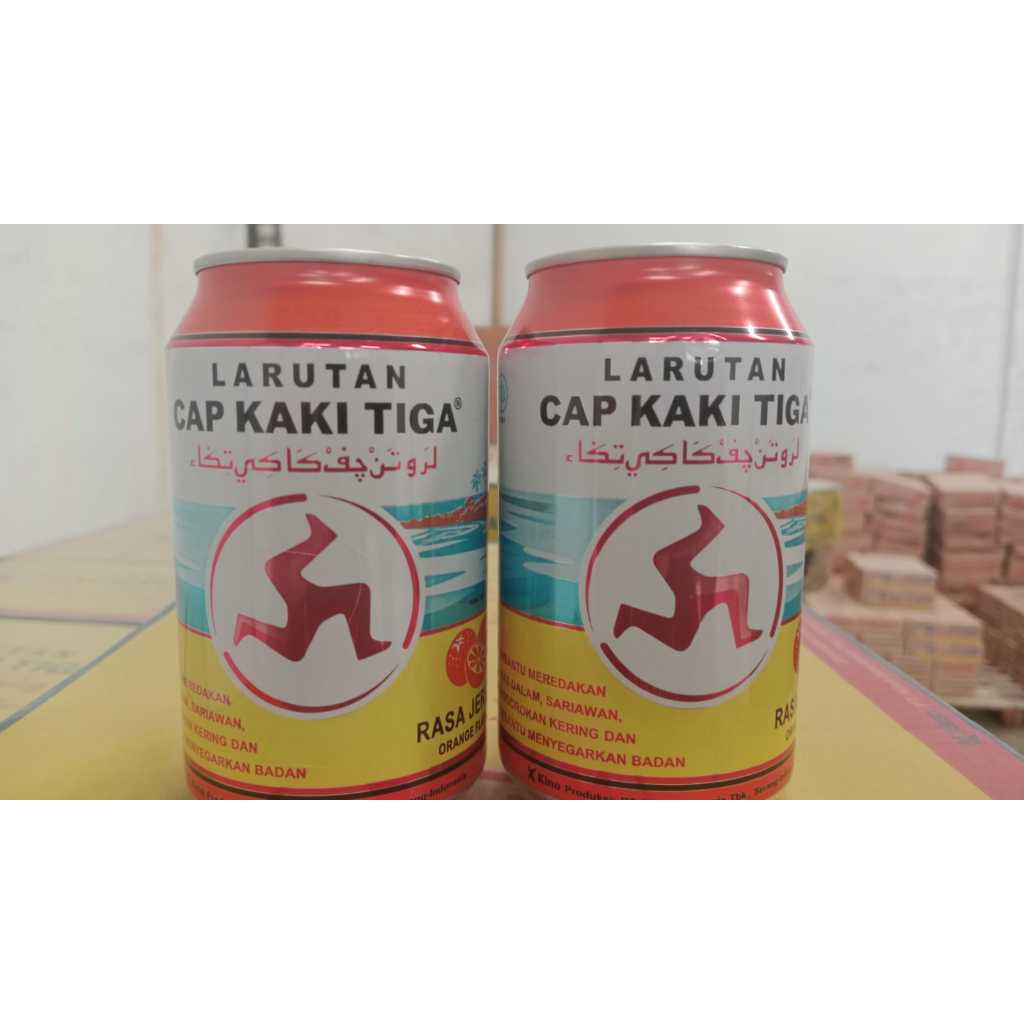 

Minuman larutan cap kaki tiga rasa jeruk 320ml