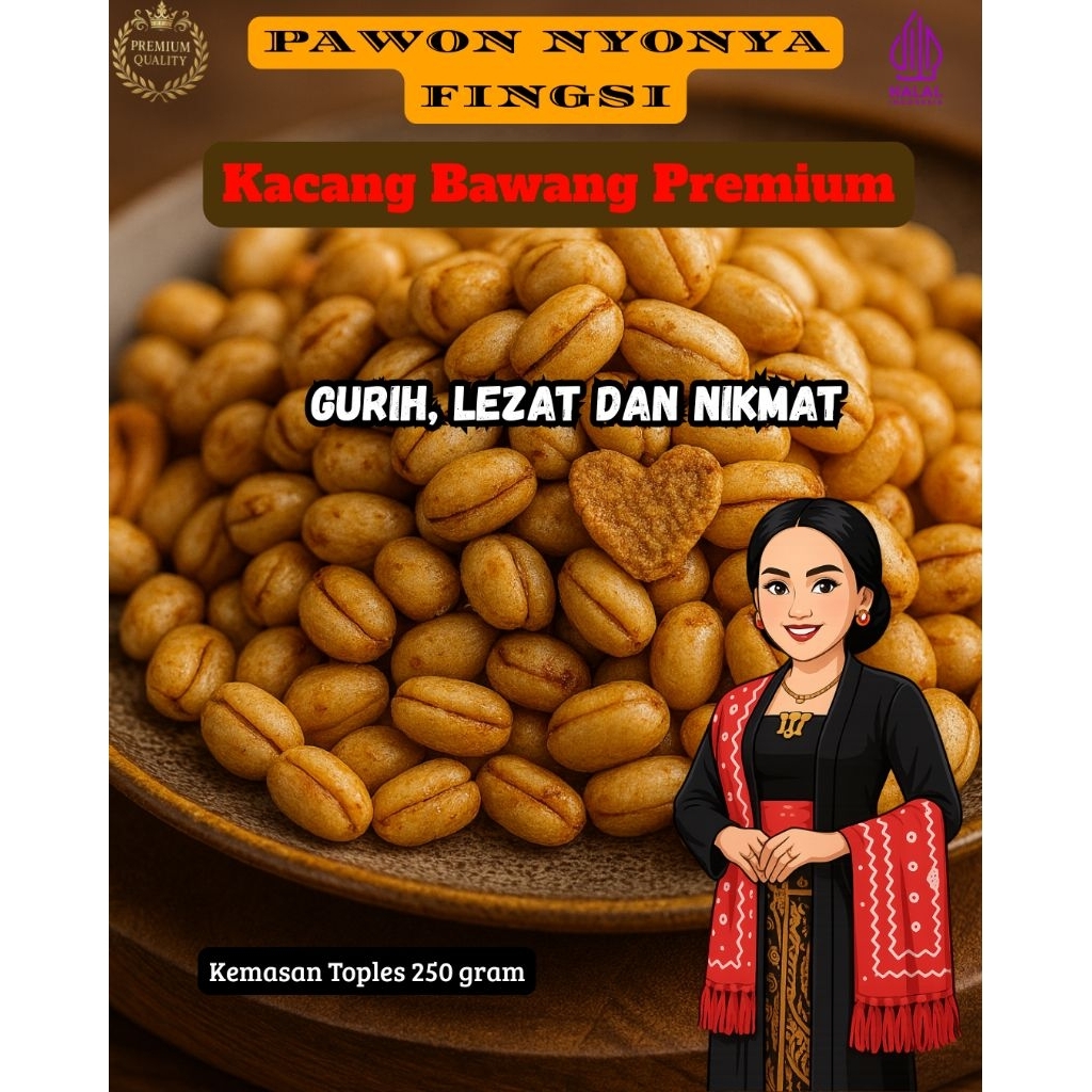 

Kacang Bawang Goreng Premium
