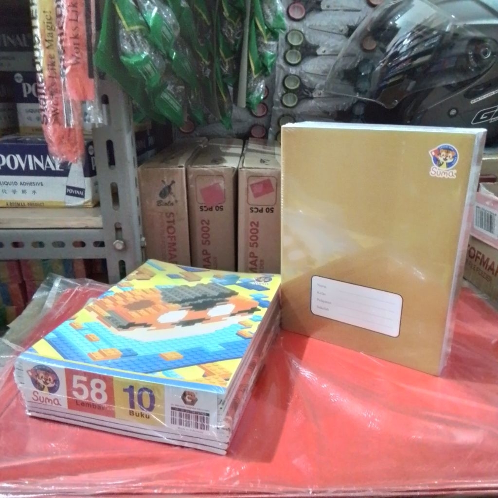 

SUMA Buku Tulis 58 lembar isi 10pcs per pack | Buku Tulis Murah Palembang