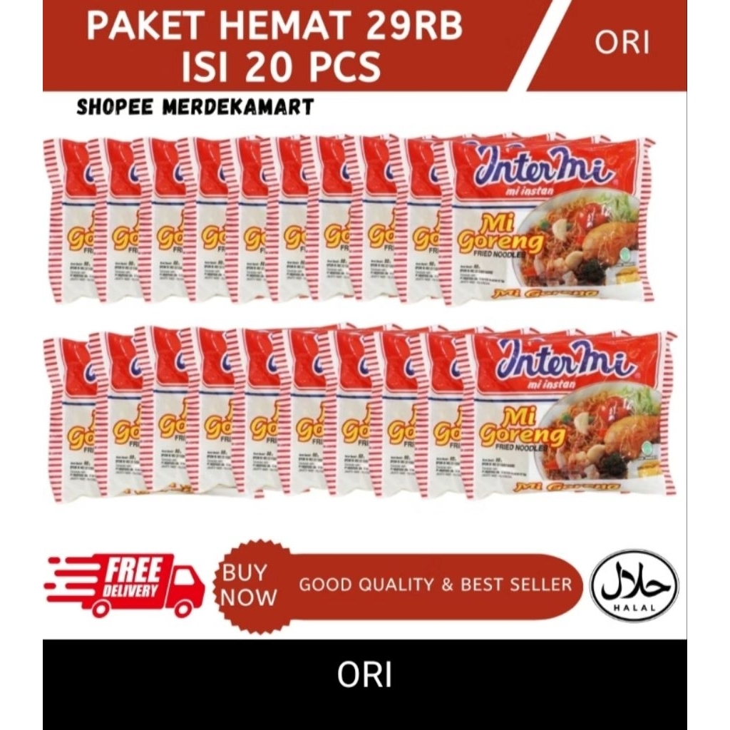 

20 PCS INTERMIE & 20 PCS EKOMIE GORENG