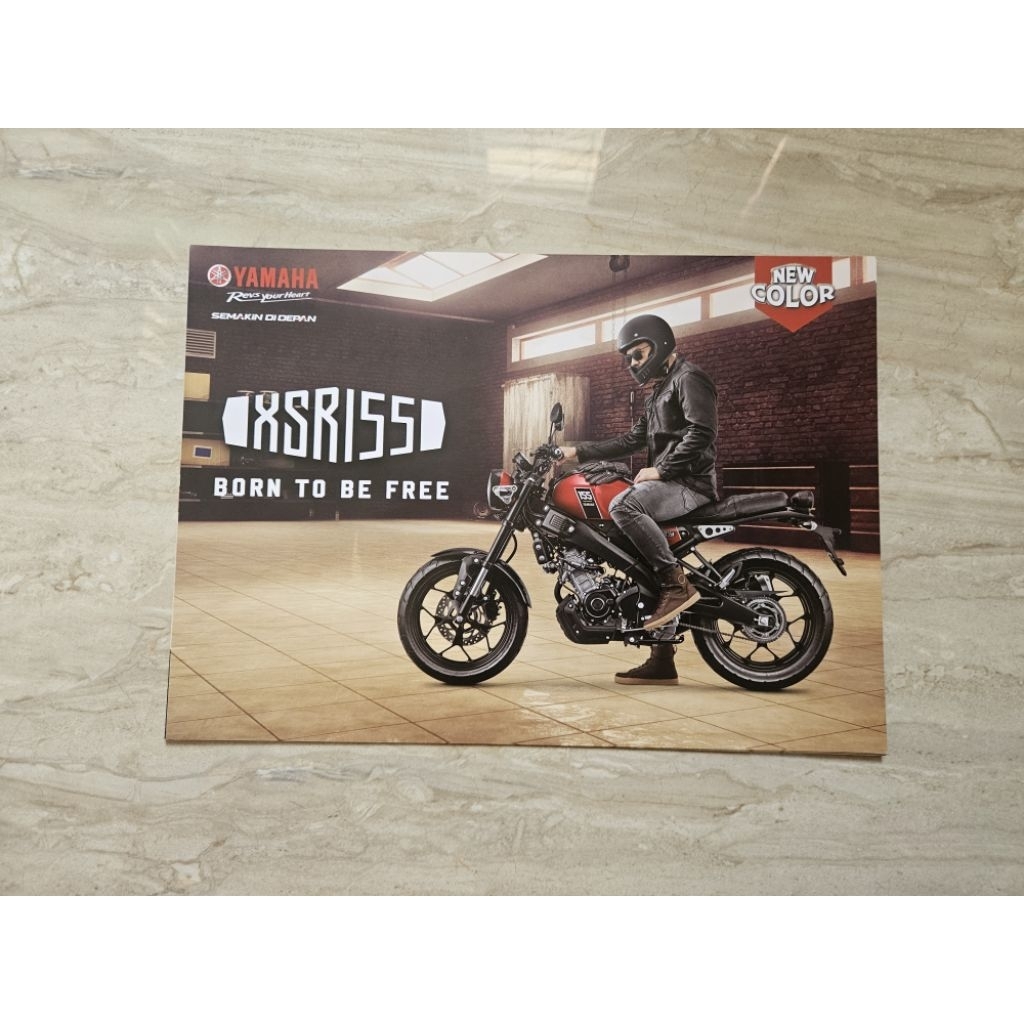 brosur katalog motor yamaha xsr 155 2022 leaflet