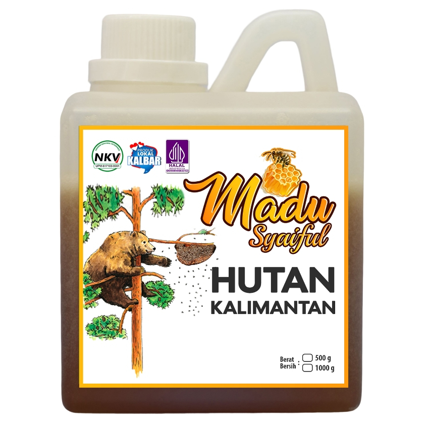 

MADU SYAIFUL | MADU HUTAN KALIMANTAN | 1/2 KG | 100% ASLI
