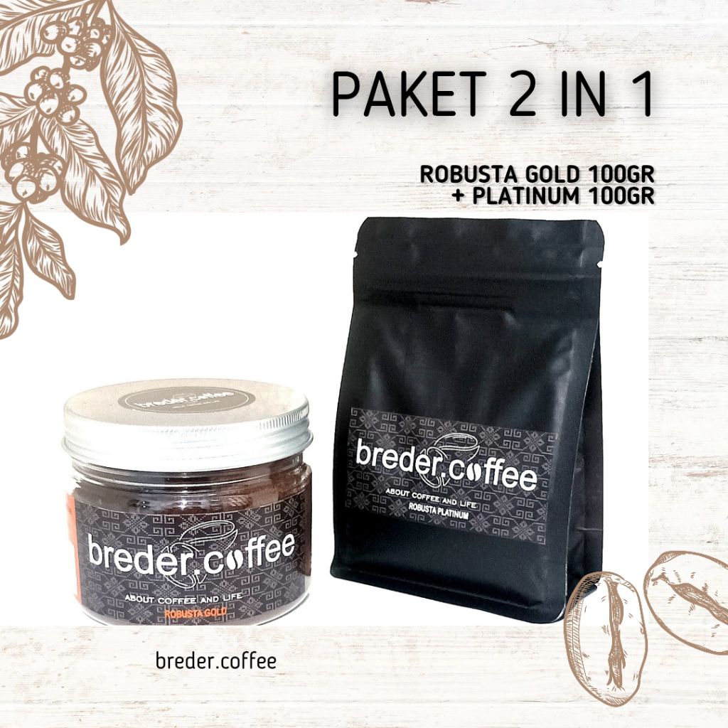 

Kopi Bubuk Robusta 2 in 1 Class | Biji Pilihan | Kopi Hitam | Bubuk