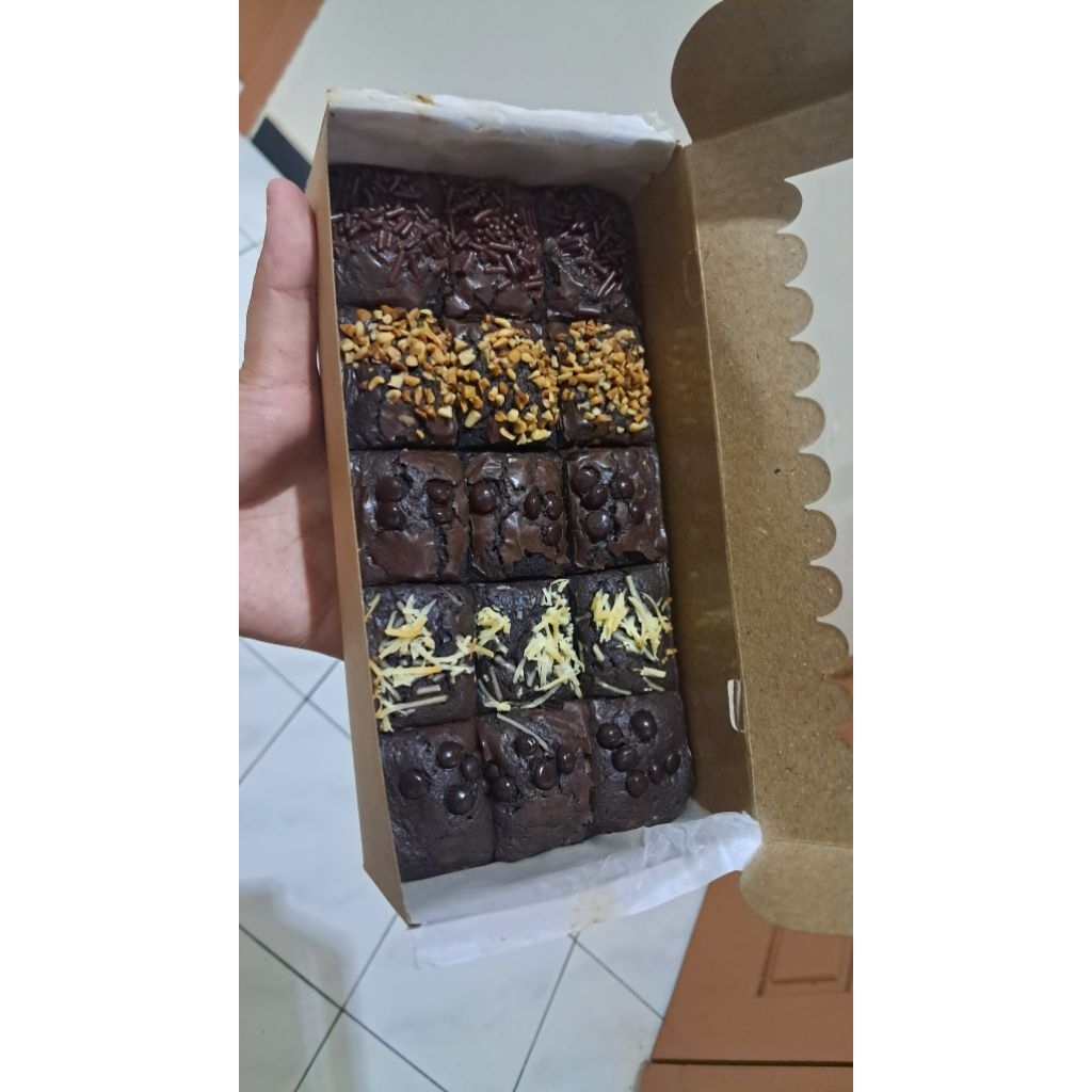 

fudgy brownies / brownies oven 20x10 cm