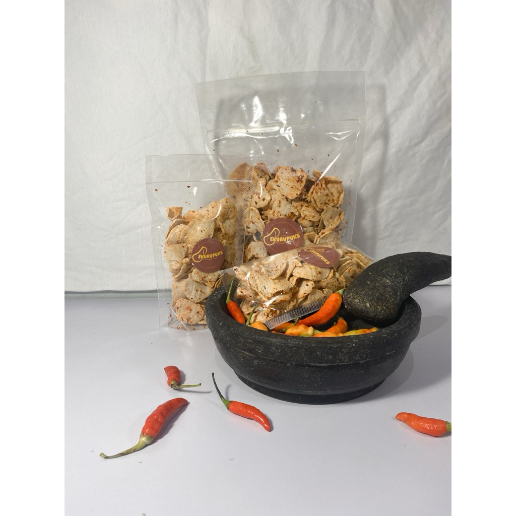 

Dekurupuks Basreng Pedas Makanan Nyemil Murah - 500gr (1/2 kg)