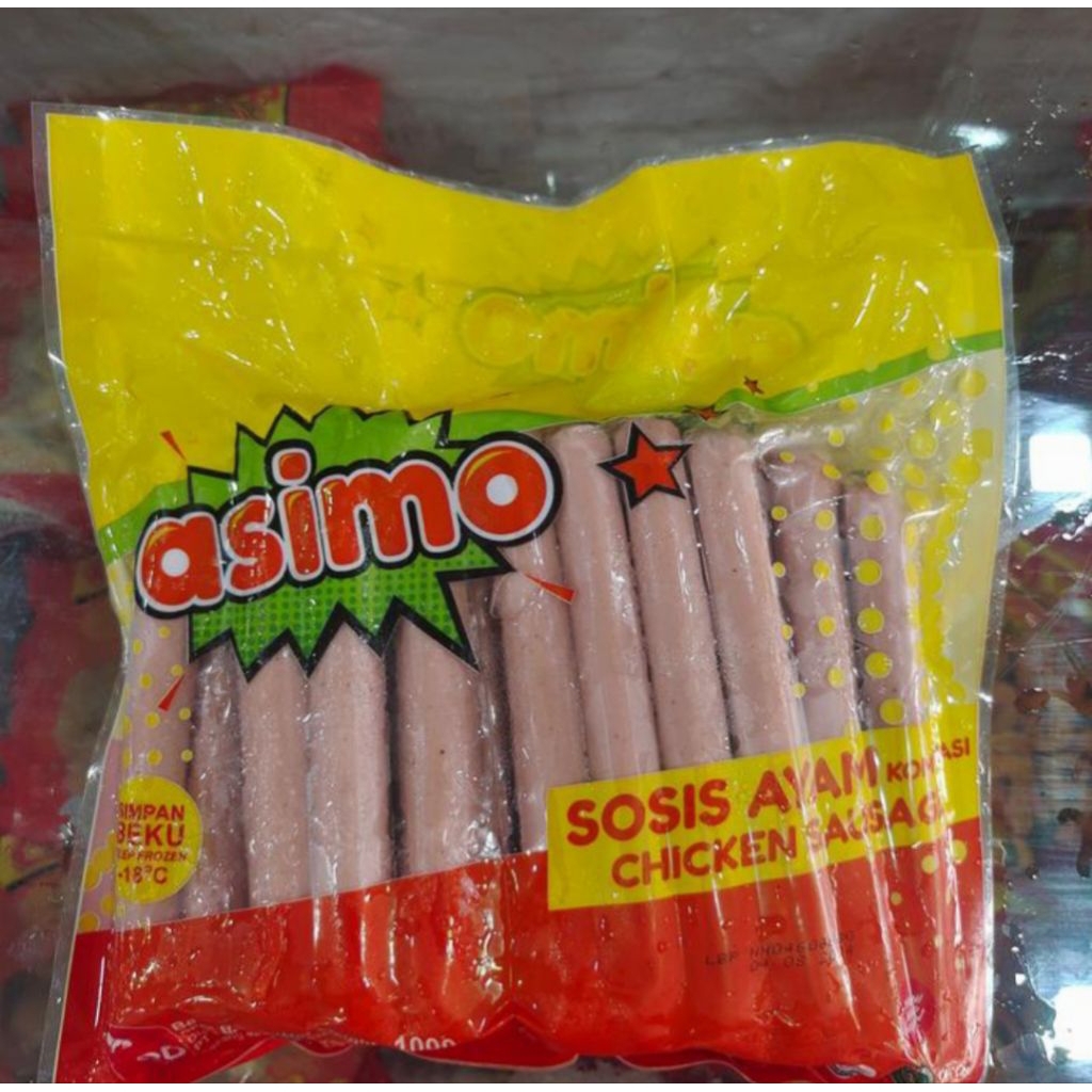 sosis ayam asimo 1 kg frozen food