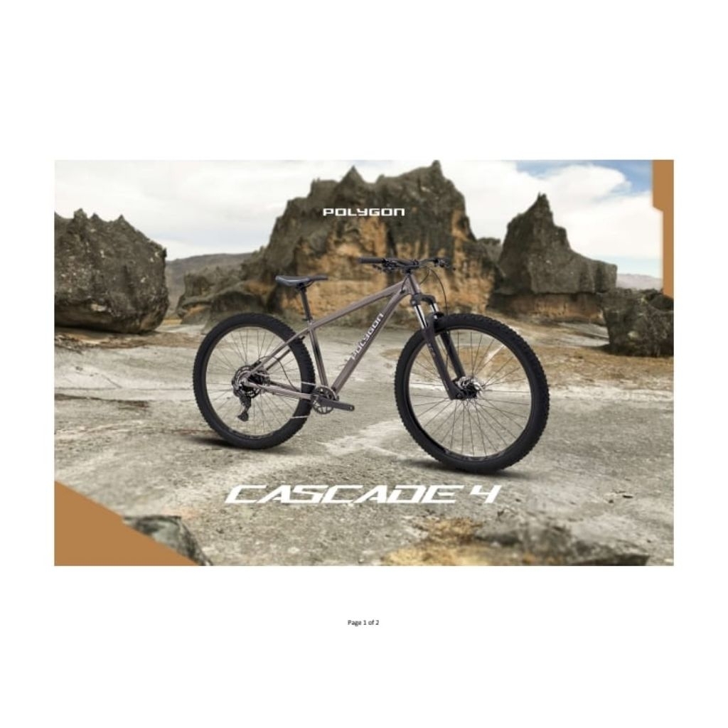 Sepeda MTB 27.5 Polygon Cascade 4 sepeda gunung polygon cascade four mtb sepeda gunung polygon 1×9 s