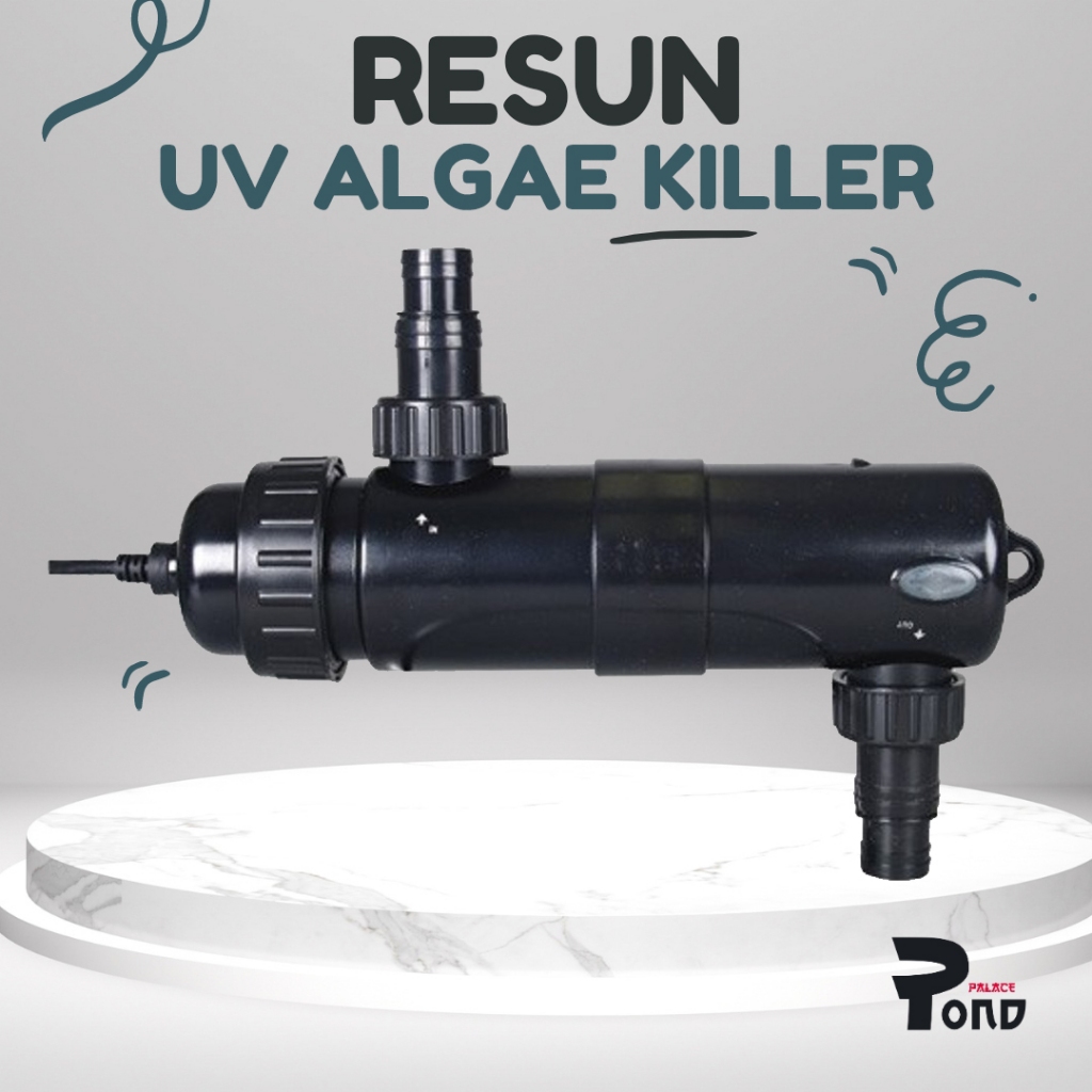 Algae Killer Gone Resun UV Aquarium UV Clarifier Lampu UV