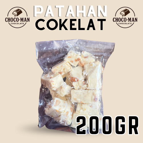

Chocoman - Patahan Coklat Vanilla 200gr Almond mix Mede - Cokelat putih isi almond mix mede - Cokelat enak langsung dimakan - cocok untuk camilan sehari hari