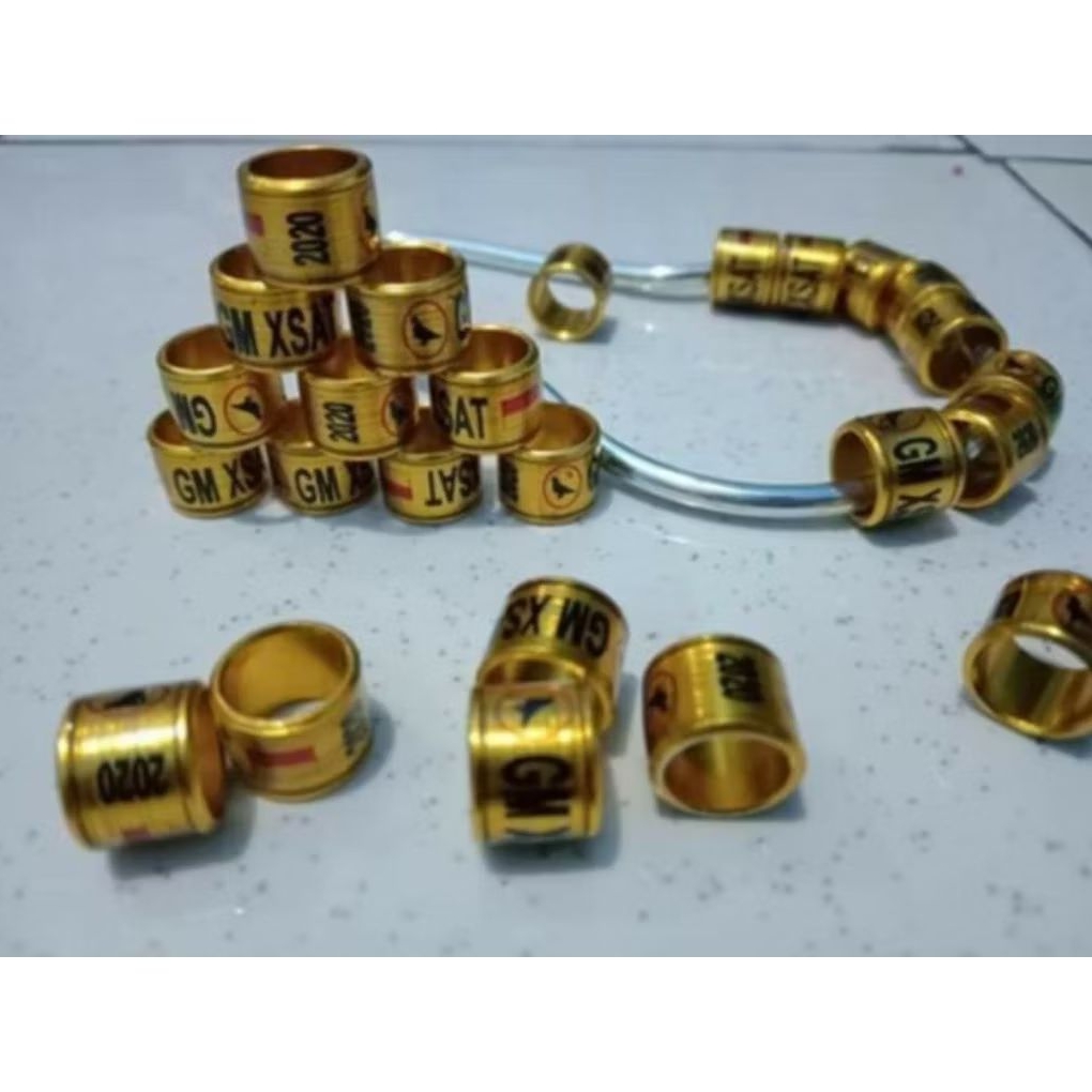 Cincin burung Ring burung merpati bisa reques nama sendiri ring burung merpati murai kacer dll