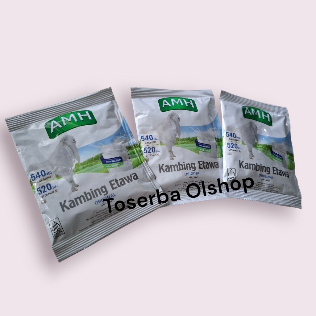 

Susu kambing etawa AMH original (harga per sachet)