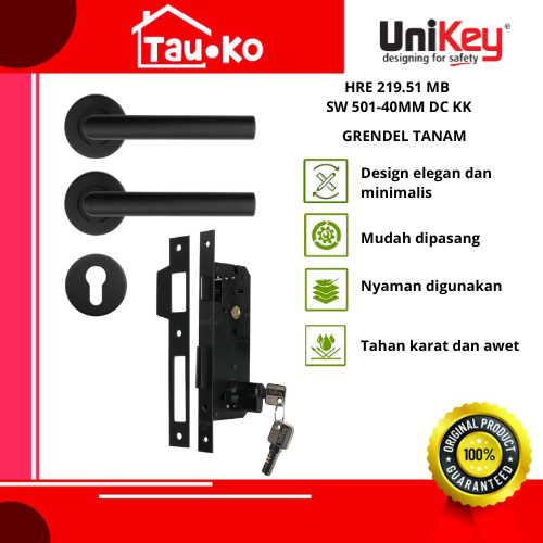 UNIKEY HANDEL SET HRE 219.51 MB SW 501-40MM DC KK MB KOMPLIT SET HANDLE