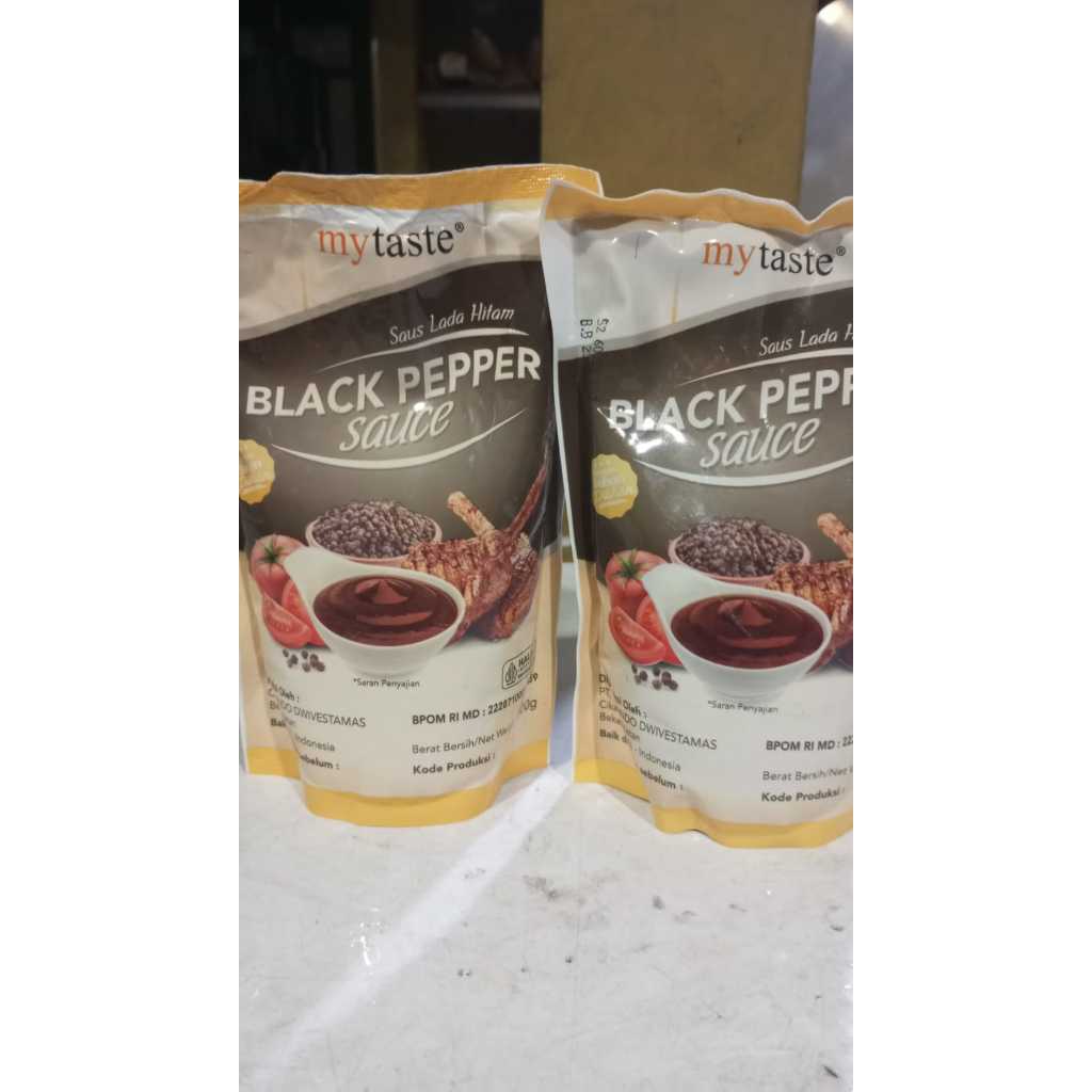 

Saus Lada Hitam Blackpepper Sauce 500g My Taste Termurah