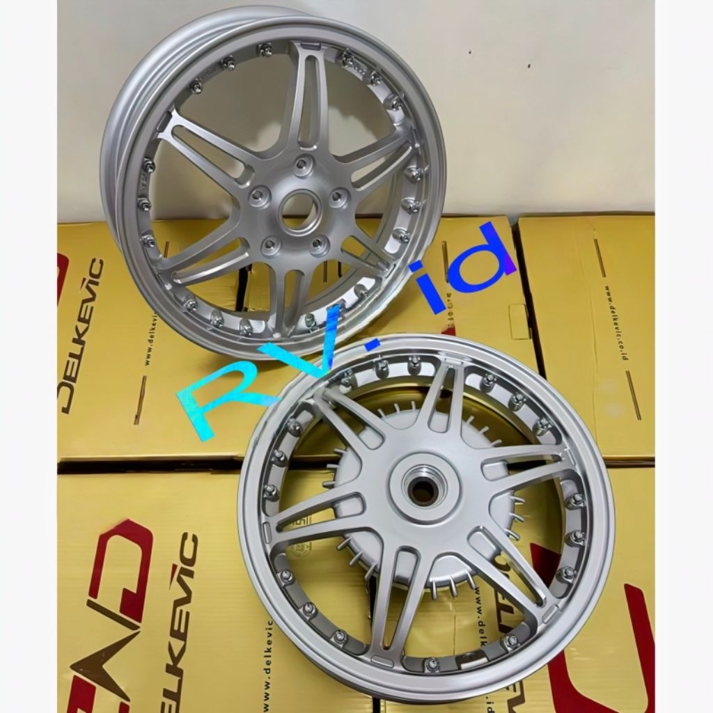 Pelak Velg Delkevic Drag Vespa Sprint Primavera LX S R12 Ring12 Velg Racing DND Vespa Sprint Primave